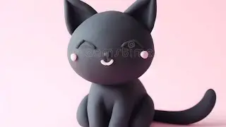 How to make clay cat very easy must try for beginners step by step