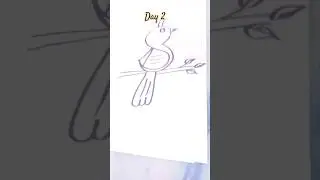 day 2 of dailyvlogs easy drawing #art #ytshorts #diy #yt #drawing #viralvideo #vlogmas #newyoutuber