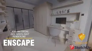 Enspace For Sketchup - Add Mapping to Render & Free Download Texture Link (廣東話)