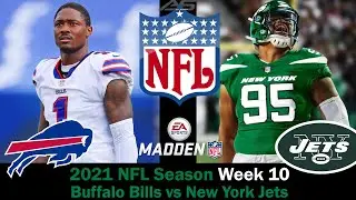 NFL 2021 Season - Week 10 - Buffalo Bills vs New York Jets - 4K - AllSportsStation