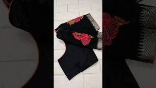 For booking 📞 8778725377 computer embroidery design 🧵🪡#threadwork #simpleworkblouse #fashion
