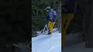 We love all sports. How about this one? 🔥 #shorts #snow #snowscoot