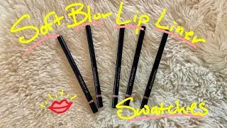 Карандаш для губ Em Cosmetics Soft Blur Velvet: образцы и примерка