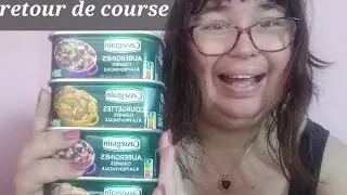 #asmr retour de course n°15 🛒