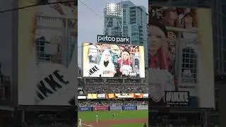 Emiru and Celebi on the Jumbotron