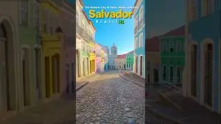 🇧🇷 Salvador, Brazil: A Historic City of Color, Music, and Soul #travel #oldtown #salvador #brazil