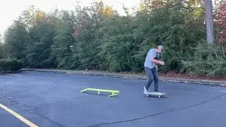 DJI Neo drone footage skateboarding