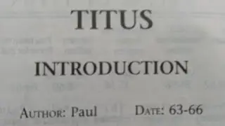 Bible Study: Titus #bible #biblestudy #jesus #jesuschrist #god #chosenones #godisgood 