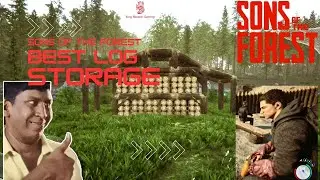 Perfect log storage cabin in Sons of the Forest 😲