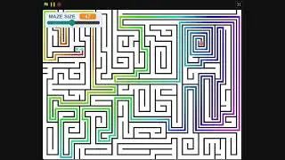 Maze Generator and Pathfinder in Scratch