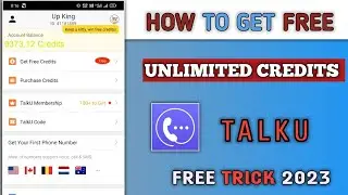 Talku mai unlimited credits kaise kare How to get free credit 2023 unlimited calling app