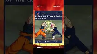 UI Goku & UE Vegeta: Fusion of the Gods #anime #dragonball