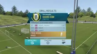 FIFA 16 HOW TO: GOLD FREEKICK SKILL CHALLENGE [PS4]