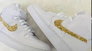 Swarovski Sneakers Custom Nike Air Force 1