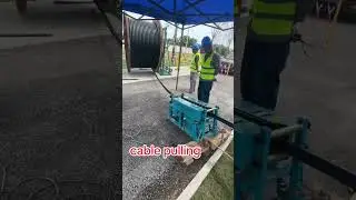 Such an easy-to-use cable laying machine is a good helper for engineering projects.