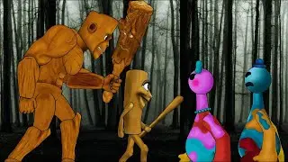 TUNG TUNG TUNG SAHUR VS DOLLY THE DOUGHGIRL, DOEY THE DOUGHMAN  #animation