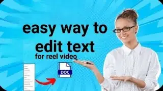 Easy way to edit text for reel video/#Islamic channel