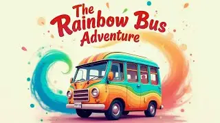 The Rainbow Bus Adventure 🌈 | Fun Learning Colors for Kids!
