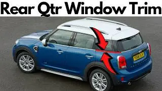 Замена молдинга заднего бокового окна | MINI Countryman 2017-2024