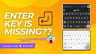 How to fix missing enter key in WhatsApp | WhatsApp enter button not working | Enter key on keyboard