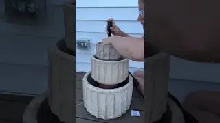 DIY Concrete Pot Fountain