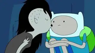 Marceline kisses Finn 2