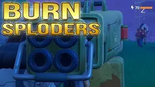 QUAD LAUNCHER | Burn Down Sploders (Propane) without igniting in Fortnite PvE