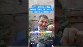 Storms today, severe threat for parts of eastern Colorado