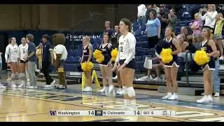 Northern Colorado Volleyball Knocks Off Washington at Home