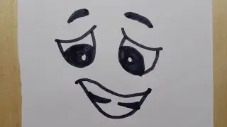 Let's Draw Nervous Face Expression