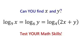 Most Students Struggle With This Logarithm Problem. Can You Solve it?