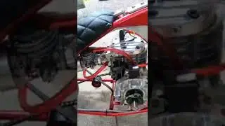 Custom Flathead Minibike on race fuel. (2022)