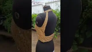 #shorts Gold sequin Blouse
