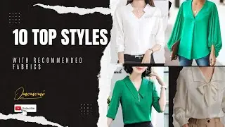 LATEST CHIFFON TOP STYLES FOR 2024/2025  *#officewears #tops #blouses #springtops #fashionblogger