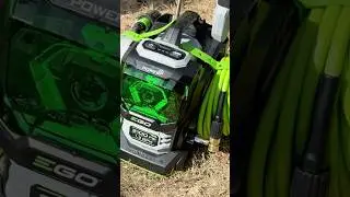 Weekend chores? Meet your new favorite toy- the EGO Power+ 2100 PSI cordless pressure washer!💦 #EGO