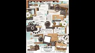 Memorabilia Digital Kit Release| Scrapbooking, Card Making, Journal | Nitwit Collections