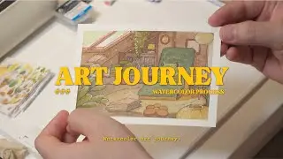 Draw with me - Inside The Reading Nook | Art Journey