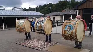 Time drumming at Larne - Lambeg drums