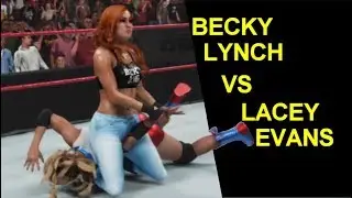 WWE 2K19 Becky Lynch vs Lacey Evans - Knockout Match