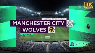 Man City VS Wolves English premier league (PS5) Fifa 22 [4K]