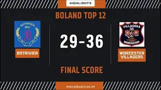 Botrivier vs Worcester Villagers
