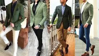 Green Blazer Outfit Ideas For Men | Green Blazer Combination Men | by Look Stylish
