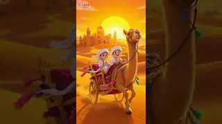 Punjabi Naat for Kids | Cute 3D Animated Babies | Haider Kids AI Islamic Shorts