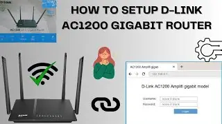 How to setup D-Link AC1200 gigabit router | D-Link AC1200 gigabit router configuration