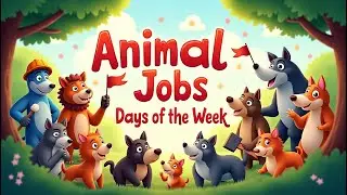 Animal Jobs Days of the Week | Fun Learning Song for Kids #KidsSongs #LearningForKids #NurseryRhymes