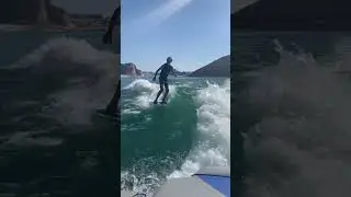 Wakesurfing With Surfs Up Lake Powell