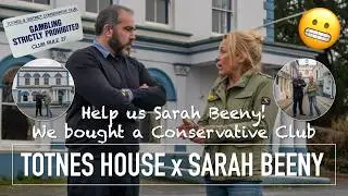 Sarah Beeny tours Totnes House with Jonney Steven before the renovation begins