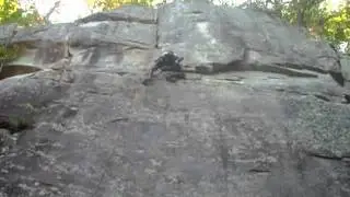 Free Solo ** Thin Pockets 5.9 at Sunset Rock