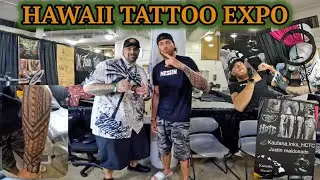 Can you handle 7 hours of ink? / My Tattoo journey with Kaulana Inks / Hawaii Expo Vlog