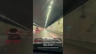 Longest Tunnel  at Abu Dhabi #exclusive  #travel